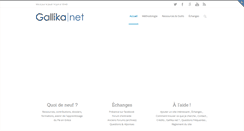 Desktop Screenshot of gallika.net