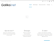 Tablet Screenshot of gallika.net